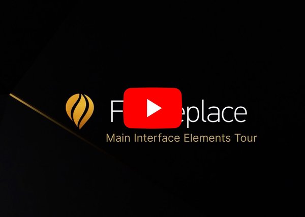 Flameplace Main Interface Elements Tour